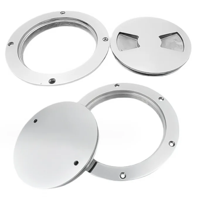 Aleader 316 stainless steel deck3-inch 4-inch Wholesale price of Chinese factories hole cover yacht accessories marine