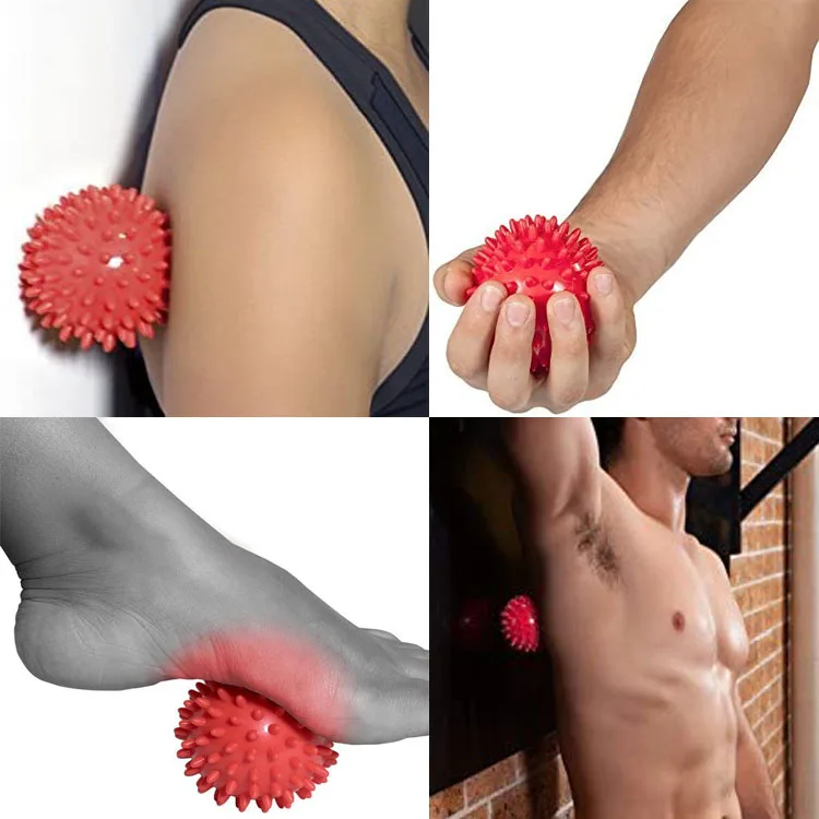Spiky Massage Ball Lacrosse Balls for Muscle Recovery, Fitness & Physical Therapy