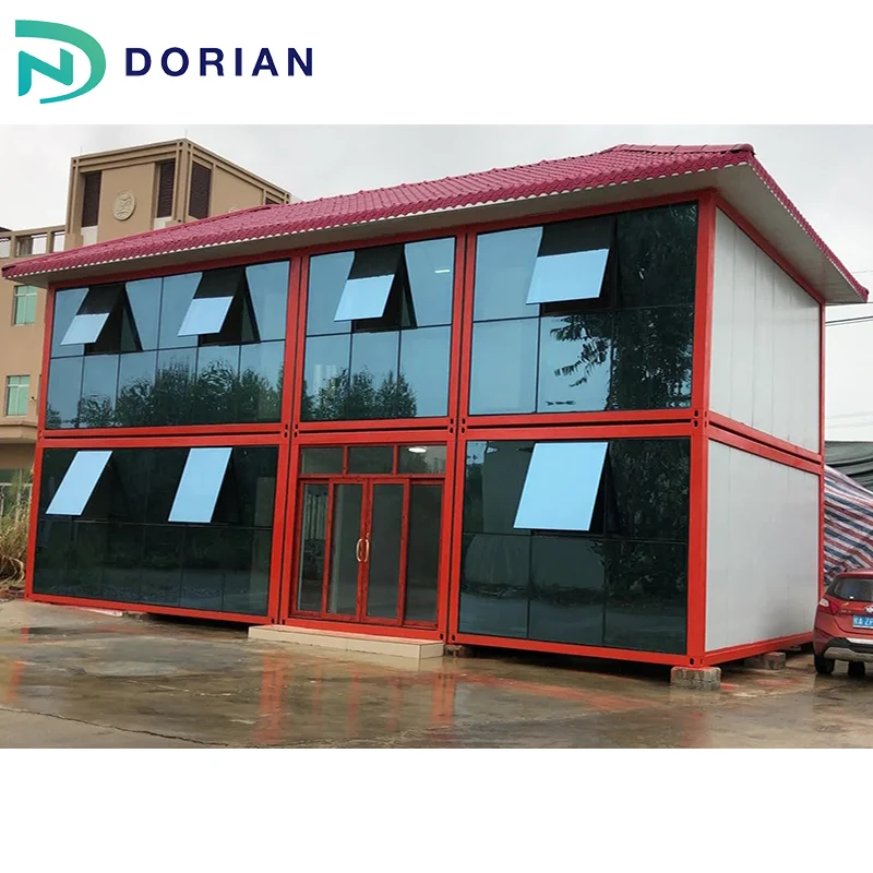 Modern  Design Metal Buildings Prefabricated Steel Frame Home