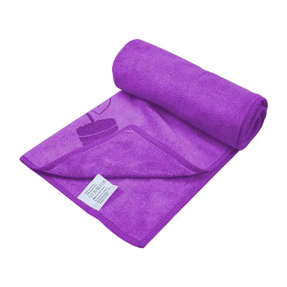 Microfiber Gym Towel Quick-Drying Soft and Absorbent Resilient to Multiple Washes Woven from Durable Polyester for Adults
