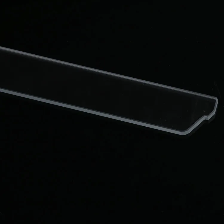 Custom irregular clear laser cut to size tempered glass