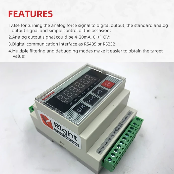 T094W High speed sampling Amplifier output indicator for Load cell
