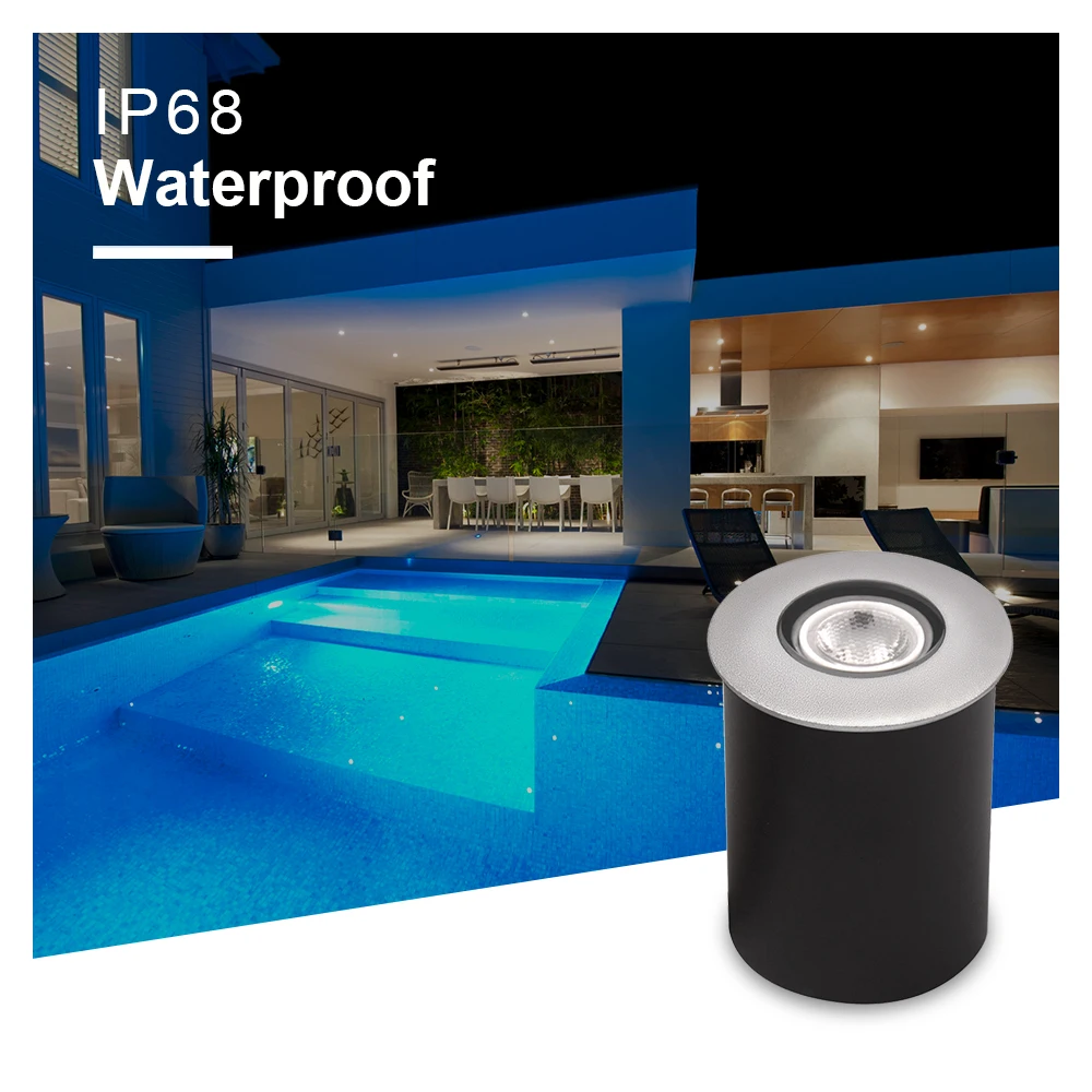 Hot selling stainless steel recessed underwater led swimming pool lights underwater light pool led lights 1w 2w 3w