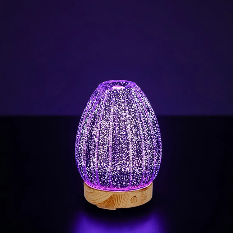 
2019 Новый дизайн 3d стеклянный распылитель atromaherapy, увлажнитель эфирного масла 