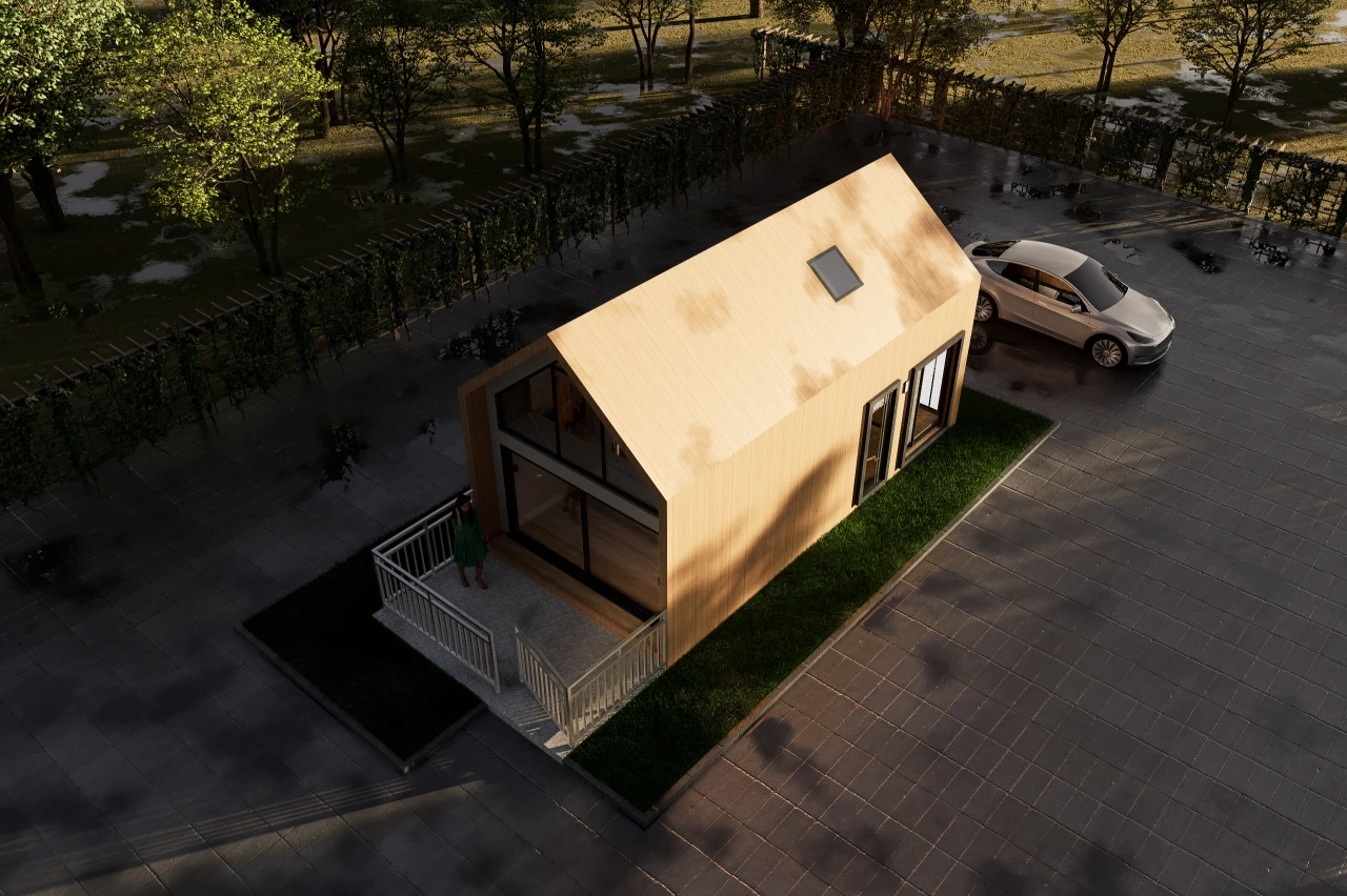 Custom Creative Wooden House Luxury Detachable Portable Tiny Hotels Tree House
