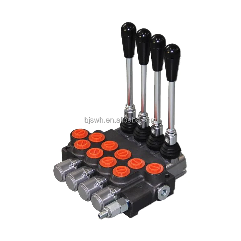 P40 series hydraulic multi way directional valve used in garbage truck