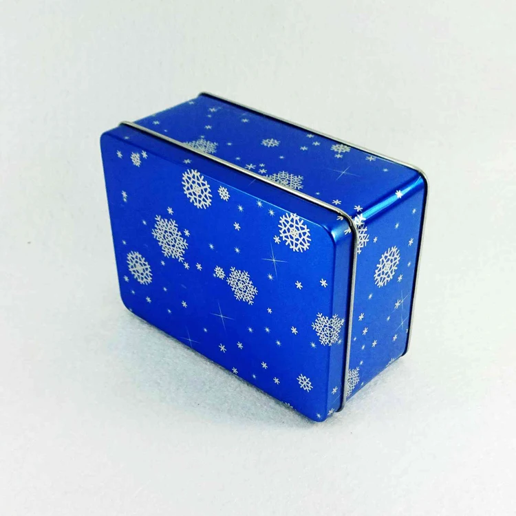 The Rectangular Iron Box Gift Card Toy Tin Packing Box Food Cookie Packing Metal Box