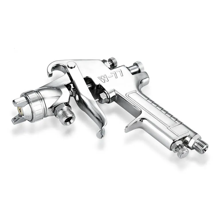 New HVLP LVLP Air Spray Gun W-77 for Car Painting with 2.0mm 2.5mm 3.0mm Nozzle Size