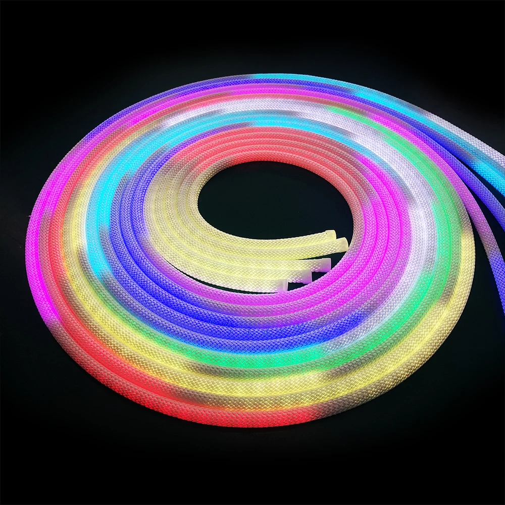 Full Color LED Neon Strip Lights 12V RGB RGBW White 360Degree Neons Signs 120led/M IP66 Smart LED Neon Light Sign
