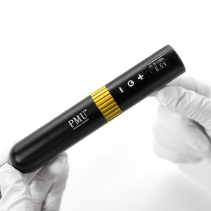 Super Quality Black Gold 701 Model PMU Rotary Tattoo Machine Wireless Permanent Makeup