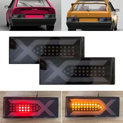 Pair LED Tail Lights For Niva lada 2108 2109 Rear Tail Marker Lights Turn Signals Indicator Lamp Brake Tail Light