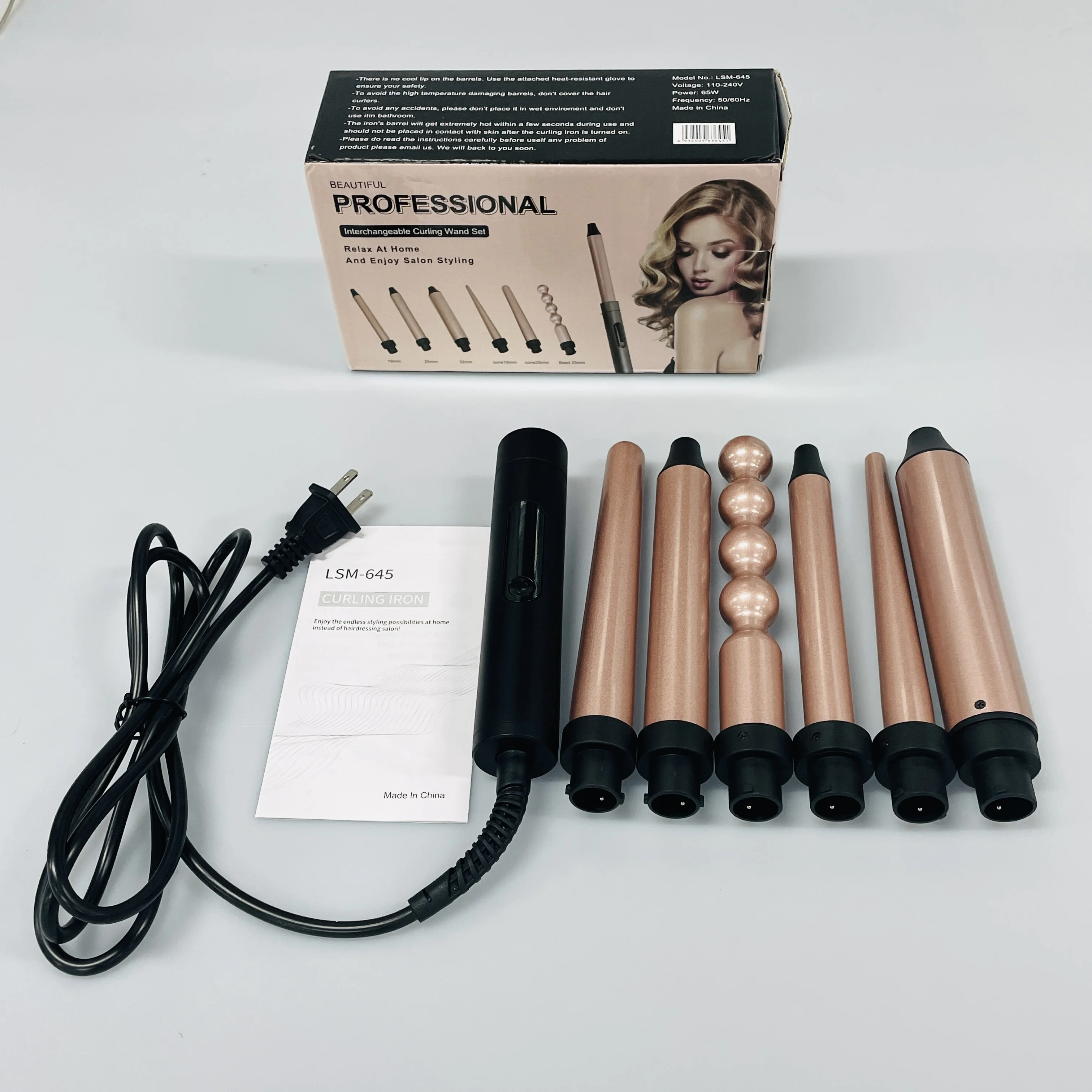 360 degree Rotating Curling Iron 2024 Professional Upgraded Automatic Curling Iron professional Hair Curler for Long Hair