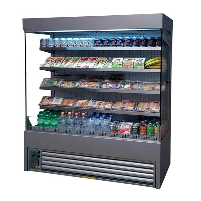 Commercial Multi-Deck Open Display Chiller/ Showcase Refrigerator/ Supermarket Fridge with Good Price