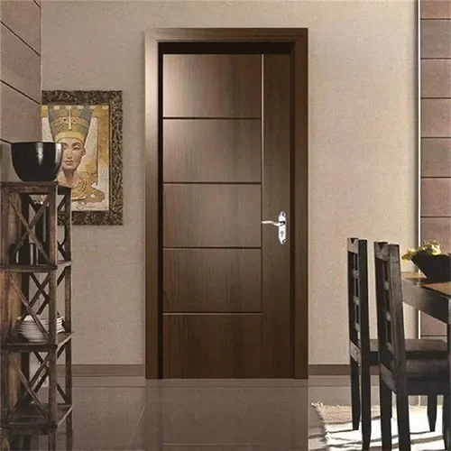 Popular Custom Modern High Quality Solid Walnut Flash Panel Door With Hardware