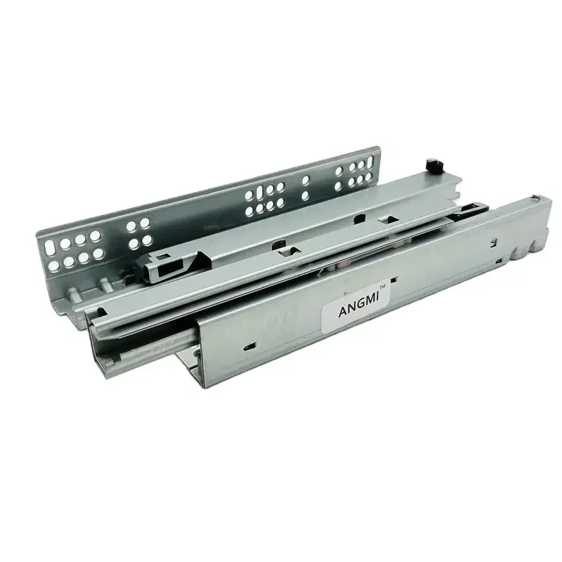 Furniture Hardware Soft Closing drawer slides  3D-Adjustable Undermount push open drawer slides