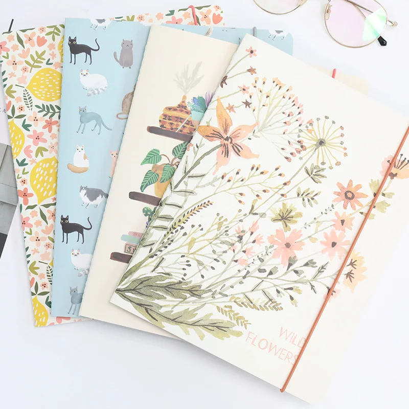B5 Journal With Pocket Center Sewn Binding Dairy Writing Books For Students Custom Notebooks