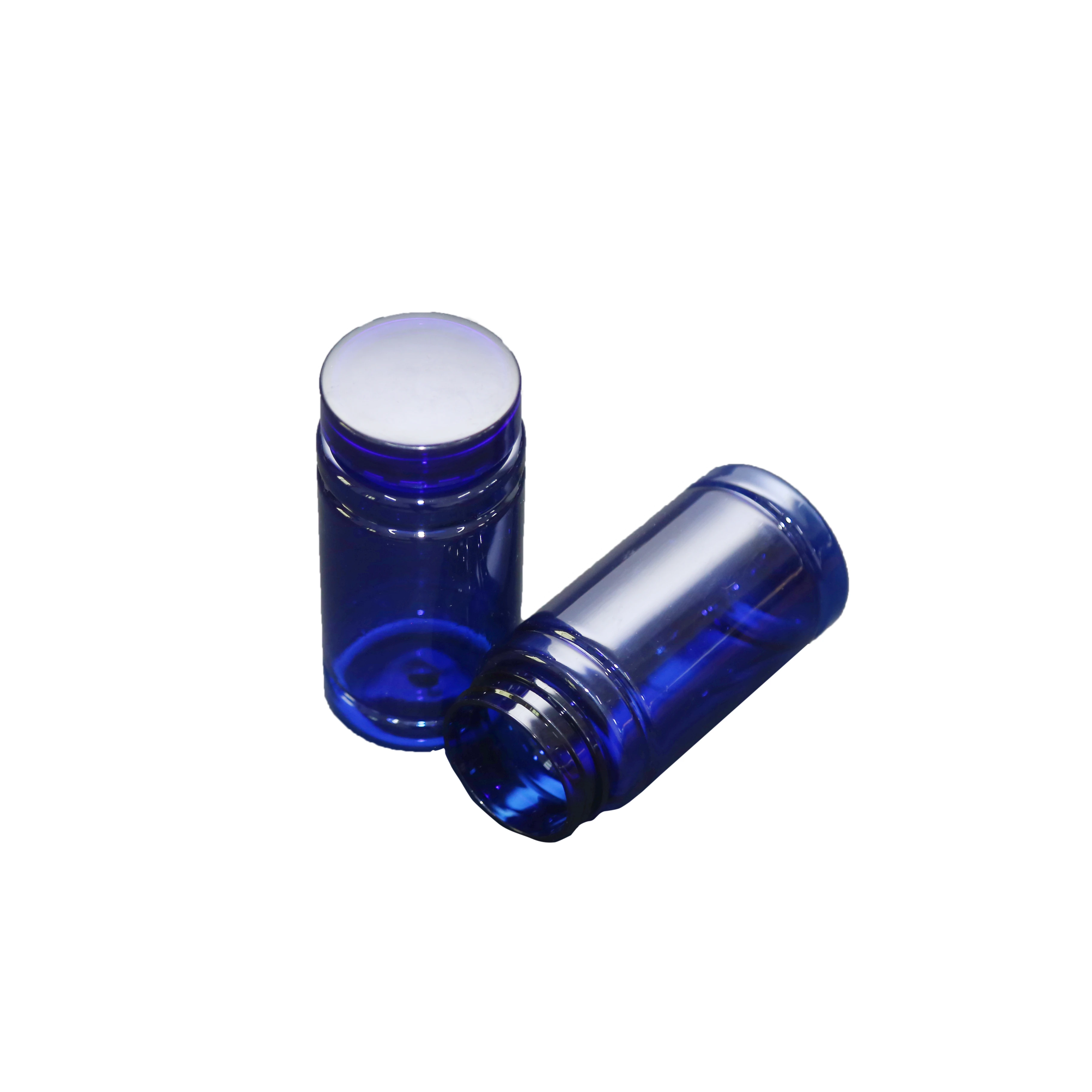 
pet unique wet wipe plastic jars with white insert lids 