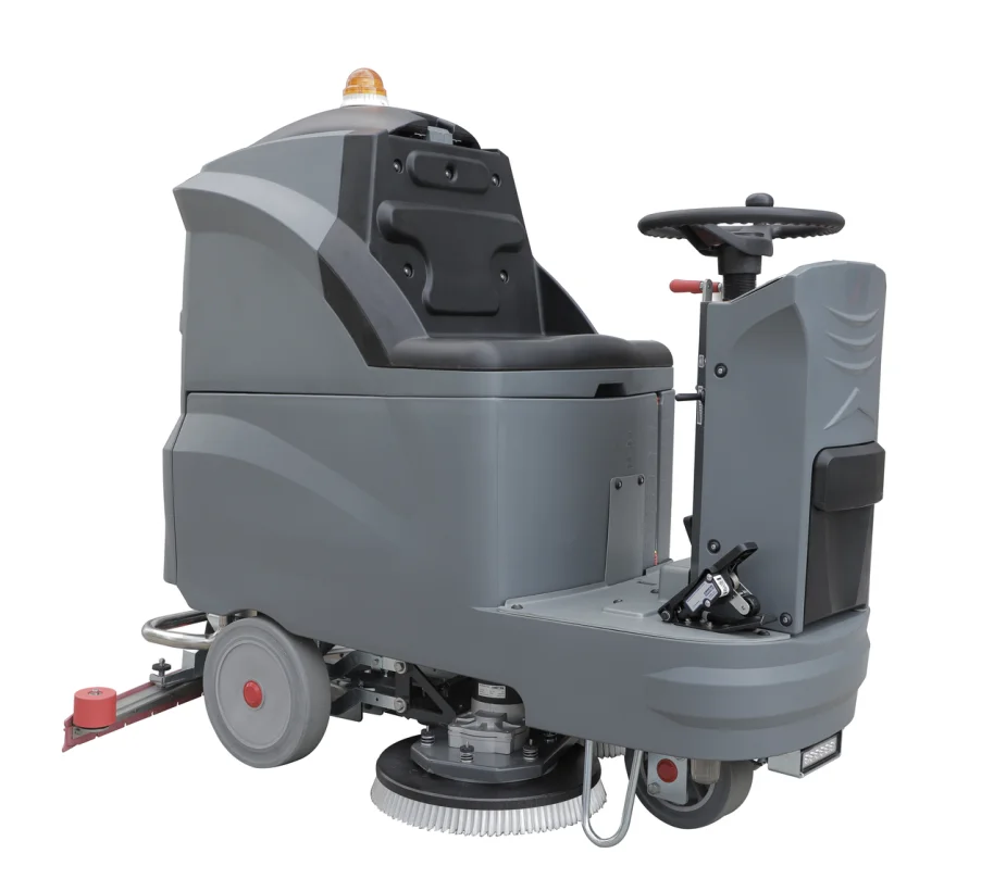 electric compact floor scrubber granite floor cleaning machine scrubber floor scrubbing machine