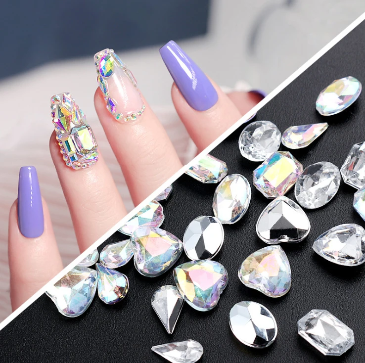 
2020 Amazon Top Seller Original Premium Nail Crystal Stones Kit 