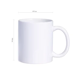 Al Maaly kinds of oz White Printing Custom blank Sublimation Mug Color glaze cup Ceramic Mug