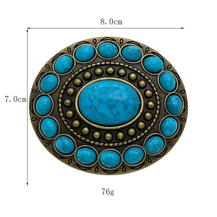 Wholesale Onyx Stone Men Belt Buckles Various Styles Cowboy Conchos Buckles for Belts