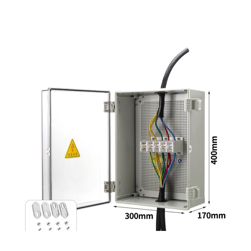 Cable T junction branch box 32a distribution box distribution box pvc 200 amp indoor plastic power