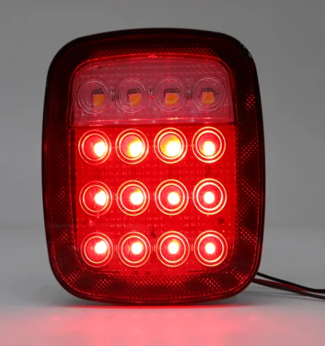LED Rear Lamp Stop Tail Reverse Running Brake License Light for Jeep Wrangler TJ CJ YJ JK Truck Trailer Boat Tail light