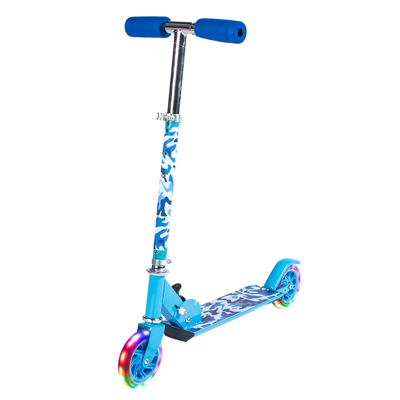 kids children fashion freestyle customized LED/no LED scooter street walking Christmas gift