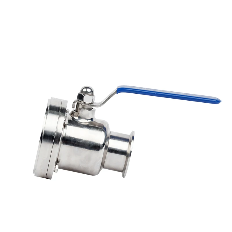 stainless steel food grade flush tank bottom mounted ball valve stainless steel 316 ball valve