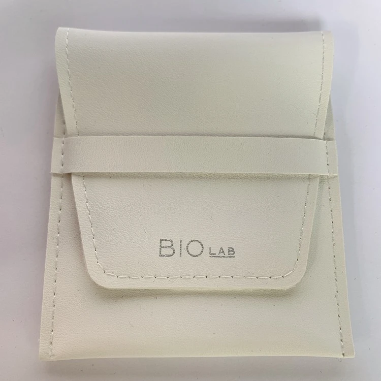 leather faxu luxury  jewelry jewelry bag jewellery bag pouch with logo faux leather jewellery pouch