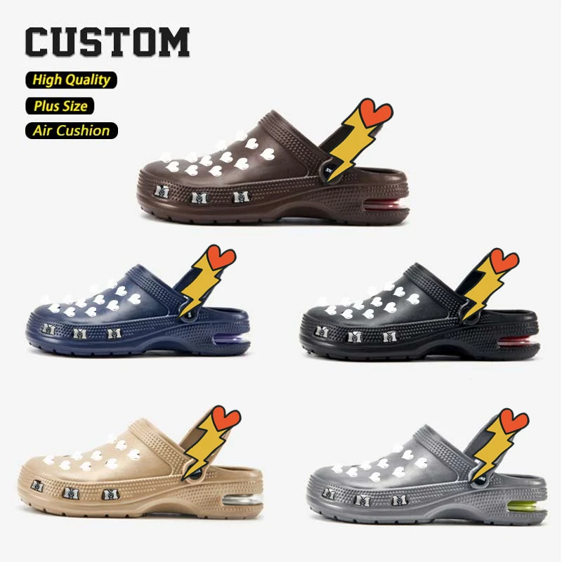 Designer Custom Garden Sandal Women Outdoor Air Cushion EVA Slipper Charm Clog Unisex Mens Sports Logo Clogs Mules Shoes for Men