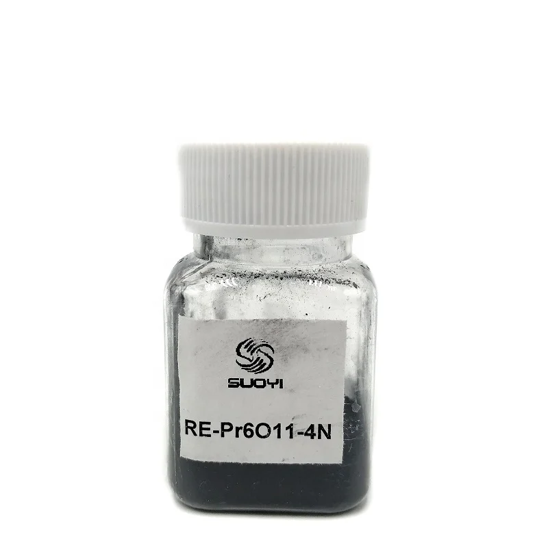 Высокочистый редкоземельный порошок 99.99% оксид празеодима Pr6O11 CAS 12036-32-7 промышленный