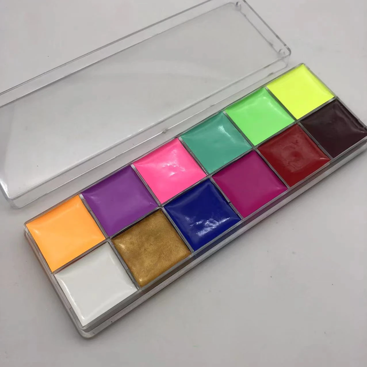 12 colors High Quality waterproof  Body Painting Professional Colorful Body Art oil  Face Body Paint