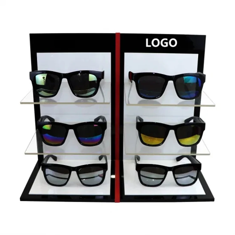 SHP Custom Supermarket Sunglasses Display Rack Holder Glasses Countertop Eyewear Acrylic Display Stand