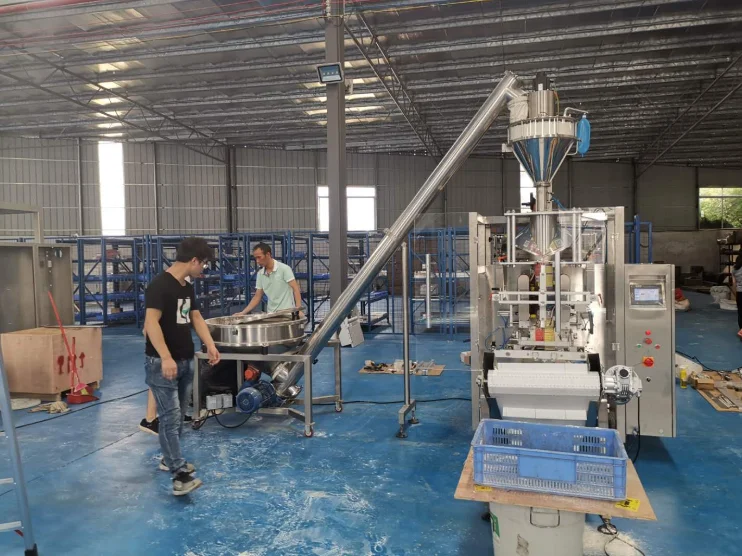 Original Manufacturer Automatic Aginomoto Deodorant Powder Flour VFFS Weighing and Bagging Machine
