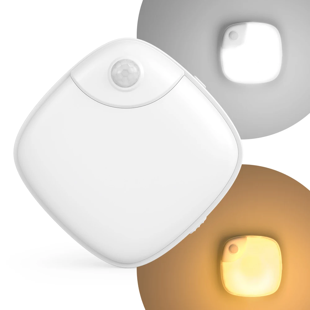 Wireless Motion Sensor Led Night Lights Magnetic Bedside Bedroom Children Staircase Lights with Human Body Motion Induction