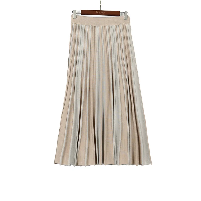 Factory Custom Fashion Design Spring Lady Casual Long Women Skirts Clothing Ropa