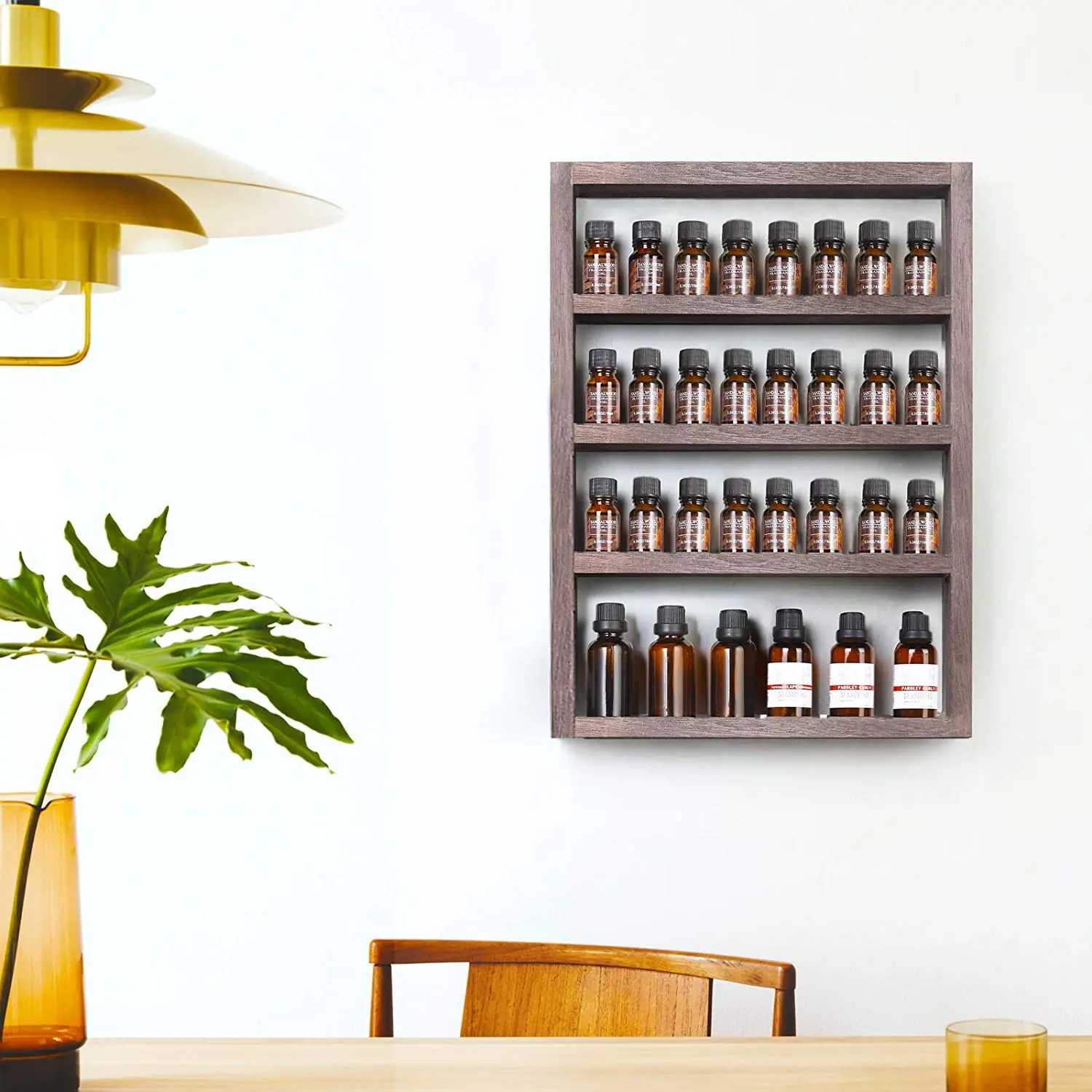 4-layer wall-mounted display essential oil rack for wall nail polish finisher