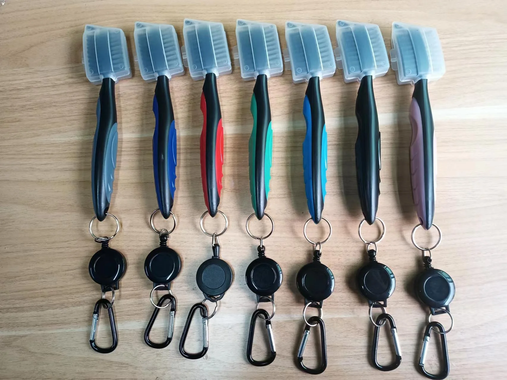 Golf Club Cleaning Kit with Microfiber Towel Double Sided Club Brush and Golf Divot Tool Golf Accessories