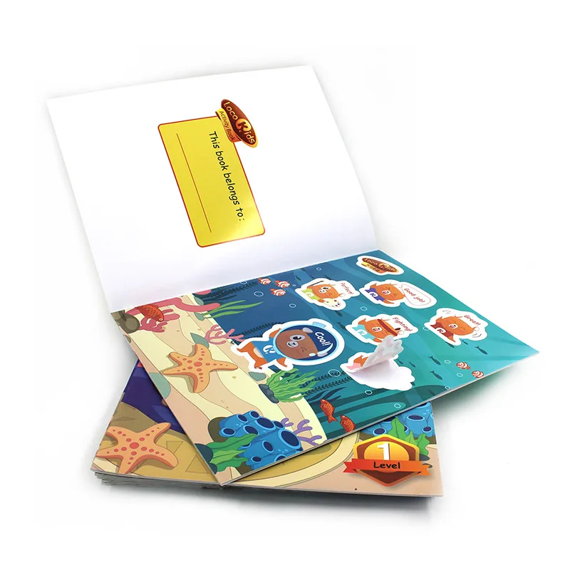 Wholesale Custom Factory A3 A4 A5 Children book Promotional Color Catalogue Booklet Brochure Handbooks Manual Printing