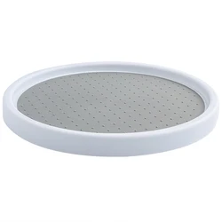 Kitchen multifunctional condiment spice storage tray circular tray 360 rotating seasoning rack