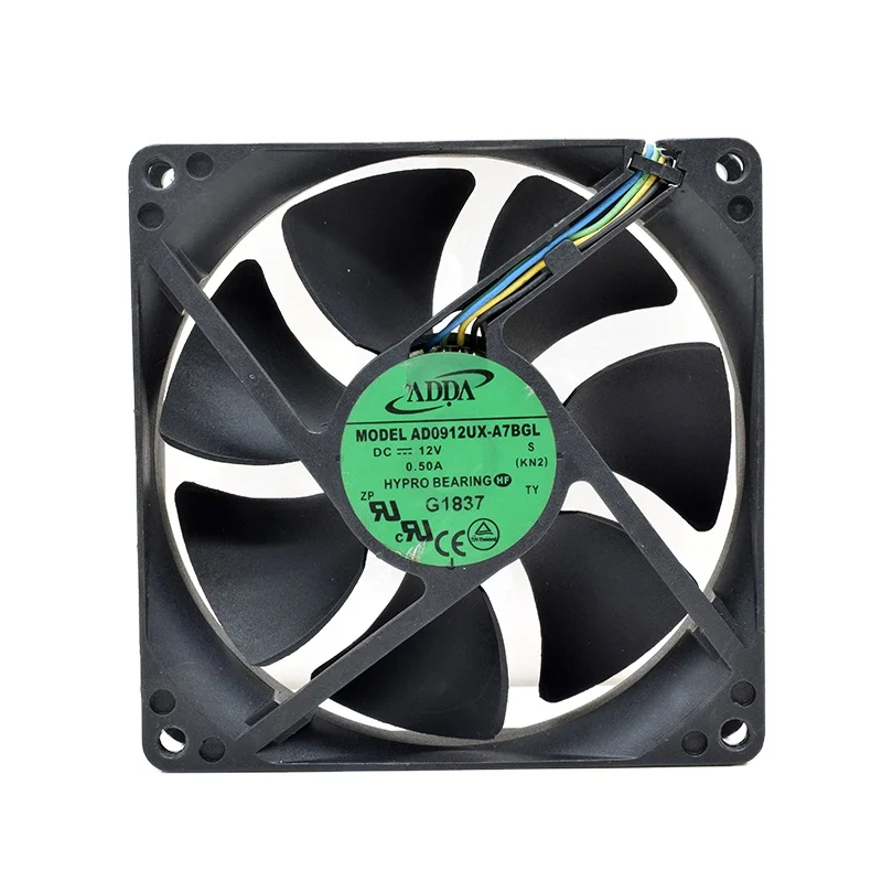 ADDA 9cm ad0912ux-a7bgl 9025 0.5A PWM temperature control and speed regulation large air volume CPU power box cooling fan