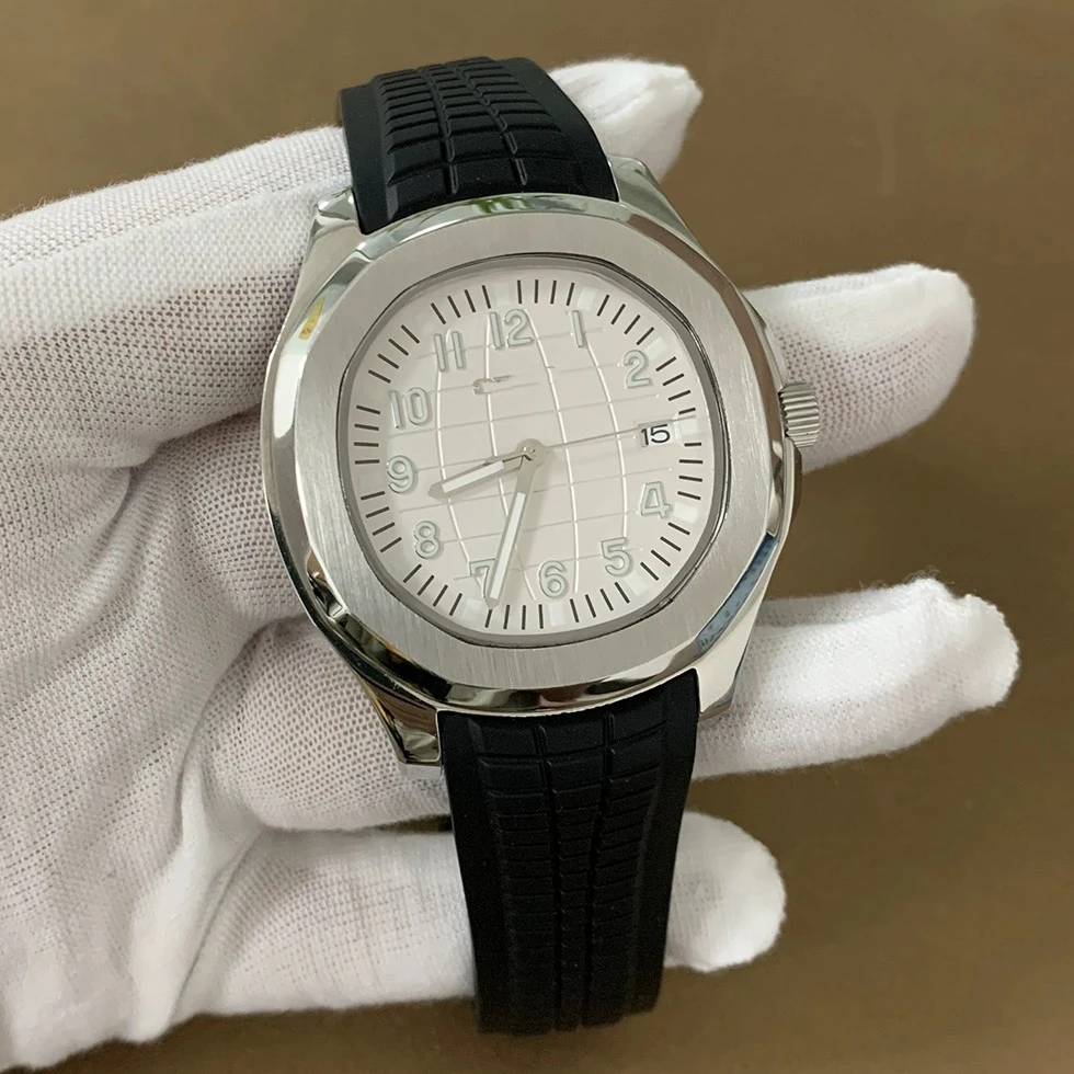 2024 New improved Japan Seiko NH35 Movement  silicone strap Mechanical Watches for men