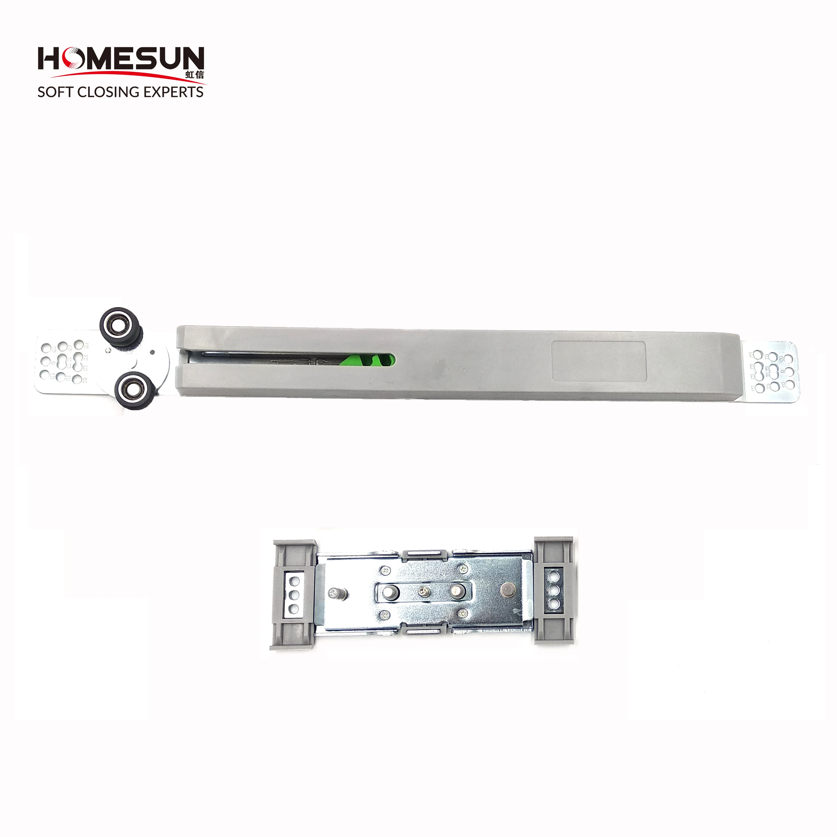 Мягкий запирающий механизм шкива для раздвижных деревянных дверей мебельные фитинги