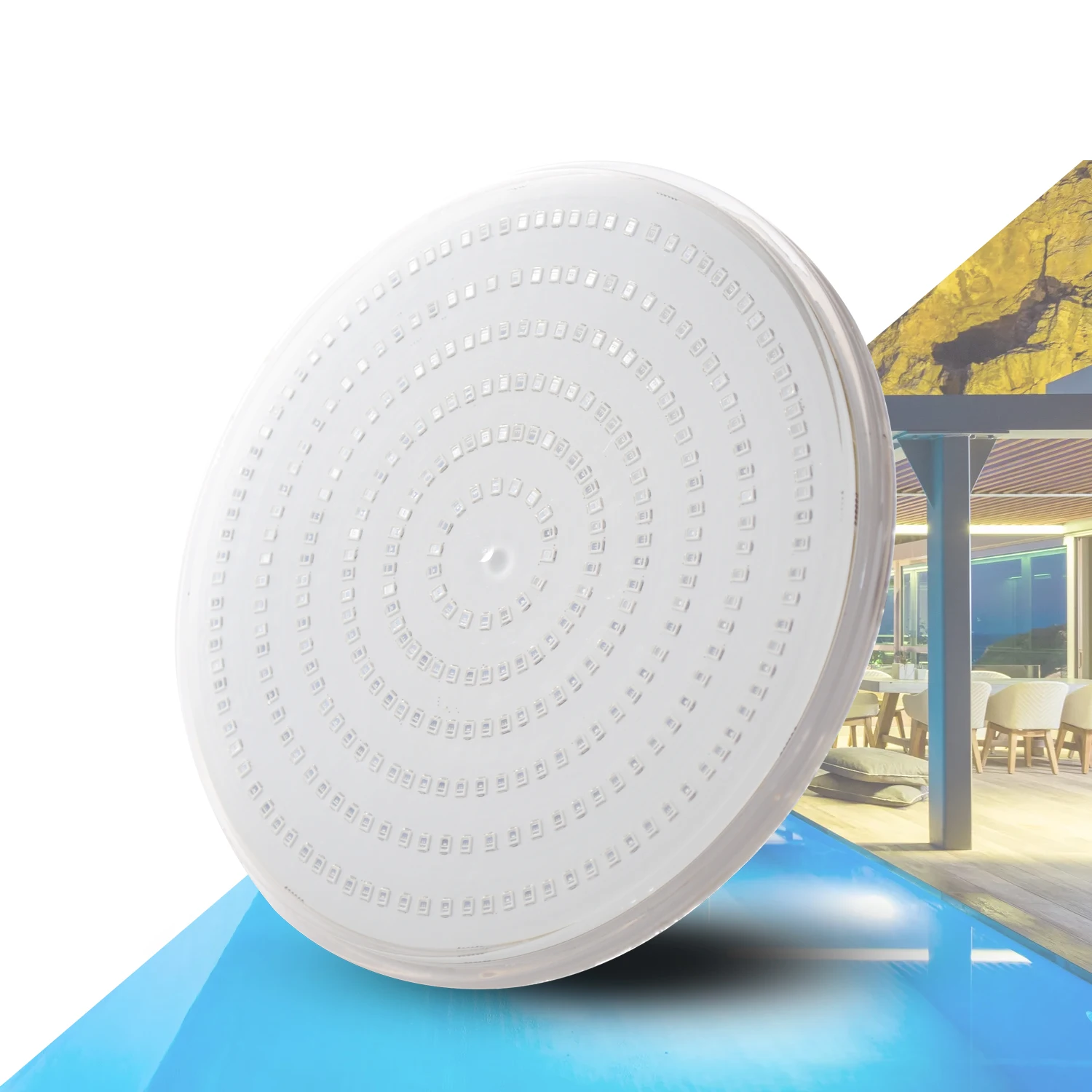 Led pool light waterproof IP68 12V 12W high quality  SMD2835 chip Resin filled Recessed pool light
