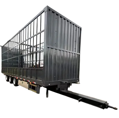 China Manufacture 2/3/4 Axles Drawbar Fence 20 26 Ton Full Semi Trailers Hot Selling In Russia