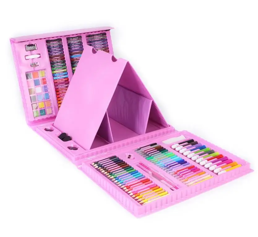 website top sell 208 pcs  drawing kid toy art sets drawing art set