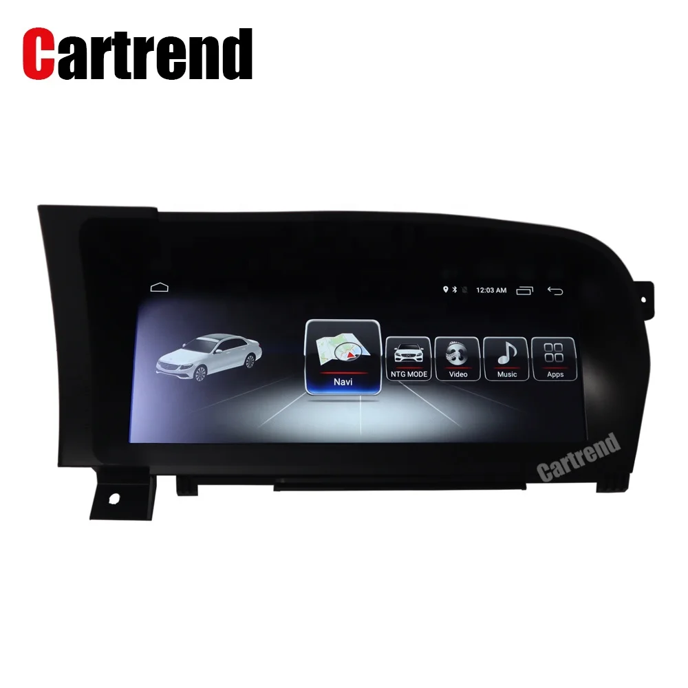 Retrofit Android W221 Touch Screen for Mercedes Head Unit NTG Radio System Navigation Upgrade Audio 20 W216 C216 DVD CD Update