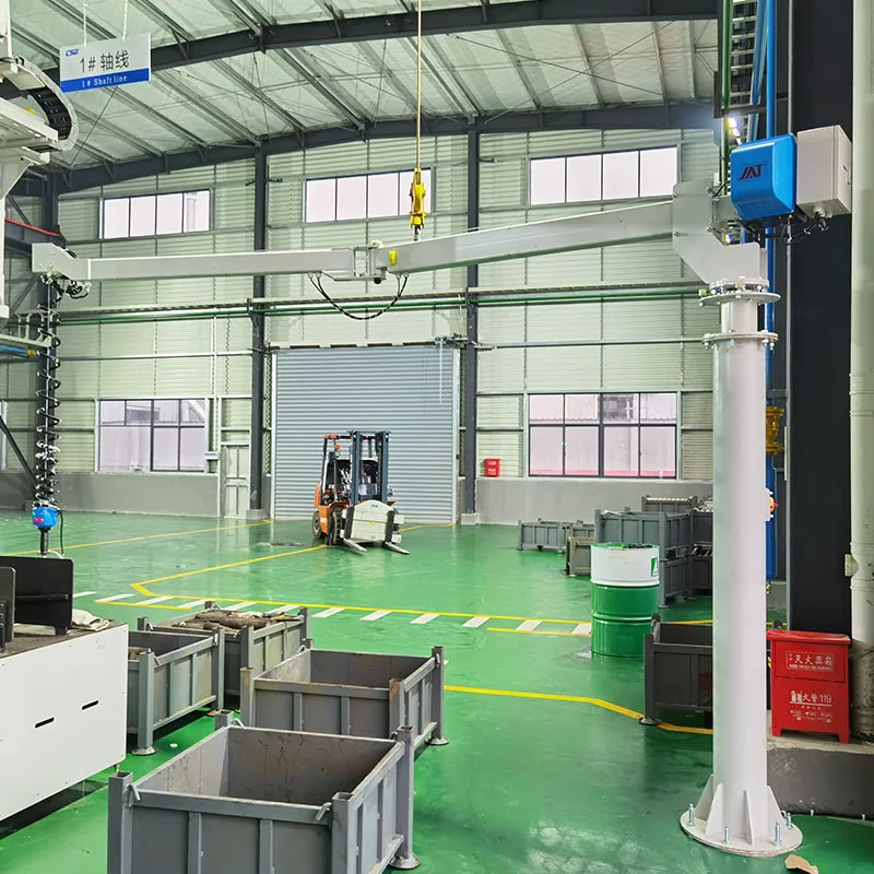 Mini Hand Operated Mobile Fold Arm Jib Crane  Design Small  Price 1 Ton 3 Tone Electric Cantilever Self Standing JIB Crane