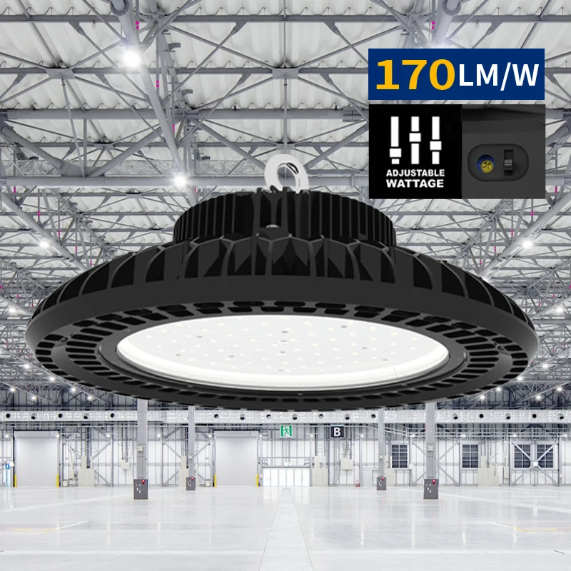 Industrial Chandelier Hook Hanging LED UFO High Bay Lamps 120W 160W 180W Engineering Construction Workshop Factory lighting lamp